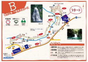 B 番所大滝・千間淵周遊コース