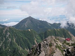 振り向けば常念