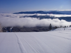 雲海を見下ろして滑ろう