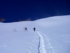 位ヶ原へ登る最後の斜面