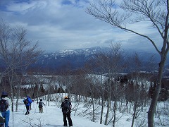 眺めながら下る