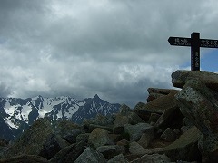 頂上からの眺め　槍ヶ岳