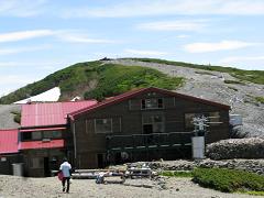 蝶ヶ岳ヒュッテ１