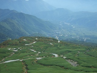 山頂からの眺め