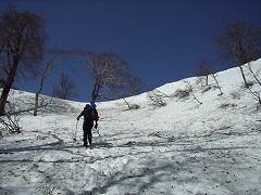 もう少しで尾根