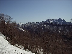 コルからの眺め