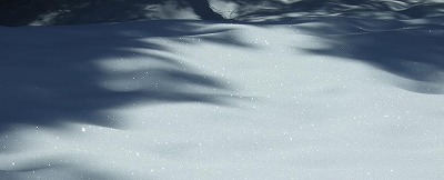 雪のキラキラ