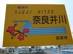 木曾の茶臼山北壁を源流とし、梓川(犀川)に合流
