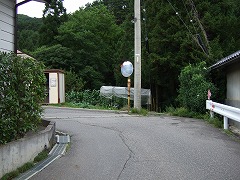 ここにもクランク。宿場町につきもの。