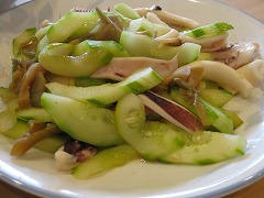 番所きゅうり・イカとザーサイ