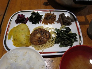 ヒュッテの夕食