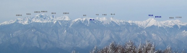 高ボッチ高原からの眺め