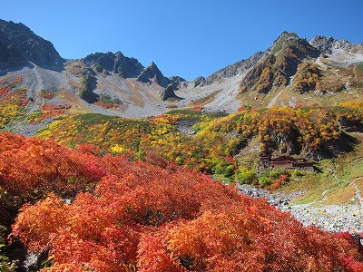 涸沢の紅葉2014年