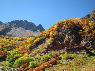 涸沢の紅葉2014年