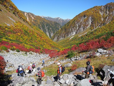 涸沢の紅葉2014年