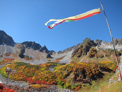 涸沢の紅葉2014年