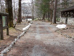 小梨平キャンプ場付近