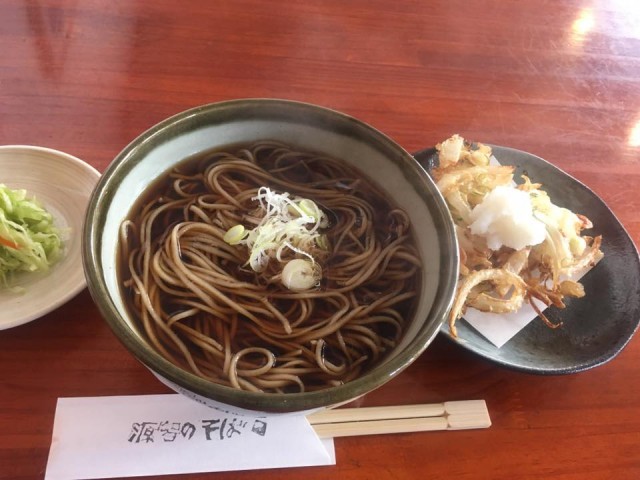 桜エビのかきあげ天そば