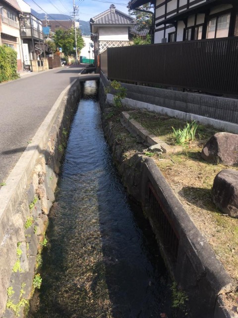 池上邸南水路