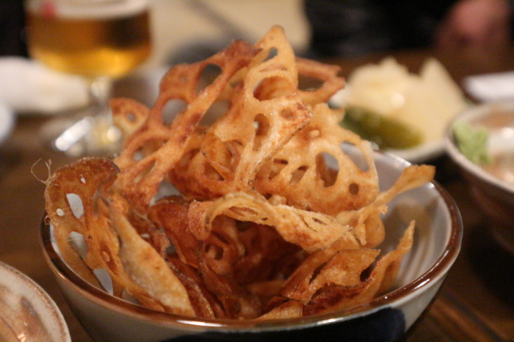 レンコンチップス